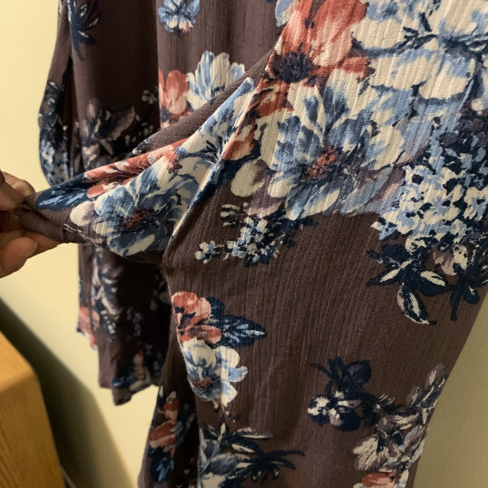 ALTAR’D STATE Floral Dress/Tunic with pockets, size Large - Picture 6 of 16